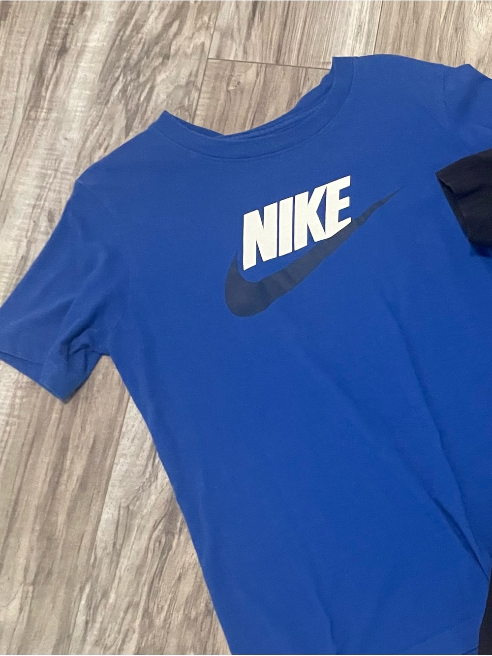 Youth (Big Kids) Nike Short Sleeve Logo Tee Royal Blue (M)